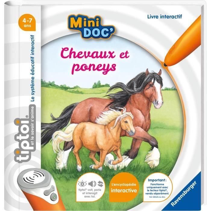 Ravensburger 13099020 Tiptoi Libro Interactivo Mini Doc' Caballos y Ponis para niños de 4 años 0 Ravensburger 13099020 Tiptoi Libro Interactivo Mini Doc' Caballos y Ponis para niños de 4 años 0