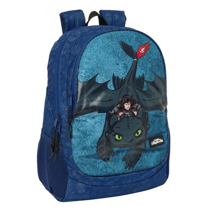 Mochila Escolar How to Train Your Dragon Azul oscuro 32 x 44 x 16 cm 0 Mochila Escolar How to Train Your Dragon Azul oscuro 32 x 44 x 16 cm 0