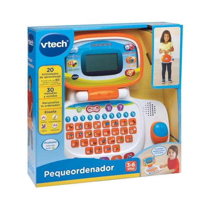 V-Tech Ordenador Infantil 80-155422 con Ratón y 20 Actividades Educativas para Aprender Letras, Números y Música 7