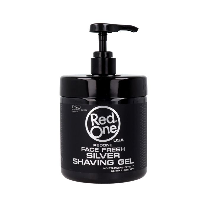 Red One Men Shaving Transparente Silver Gel 1000 ml