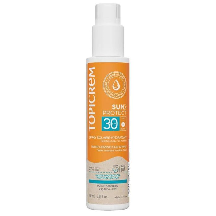 Topicrem SUN PROTECT spray solar SPF30 150 ml - Protección solar para cara y cuerpo