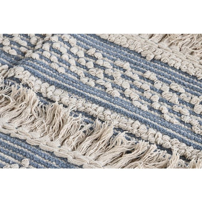 Alfombra Boho DKD Home Decor Azul Blanco 160 x 2 x 230 cm 2