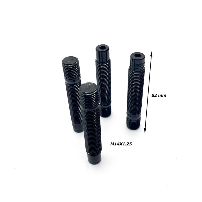 Tornillos Espárragos OMP Negro 4 uds 82 mm M14 x 1,25 3