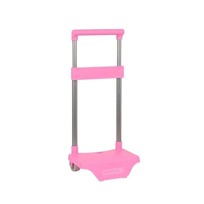 Carro portamochilas rosa. abierto: 22x17x67,5 cm Carro portamochilas rosa. abierto: 22x17x67,5 cm