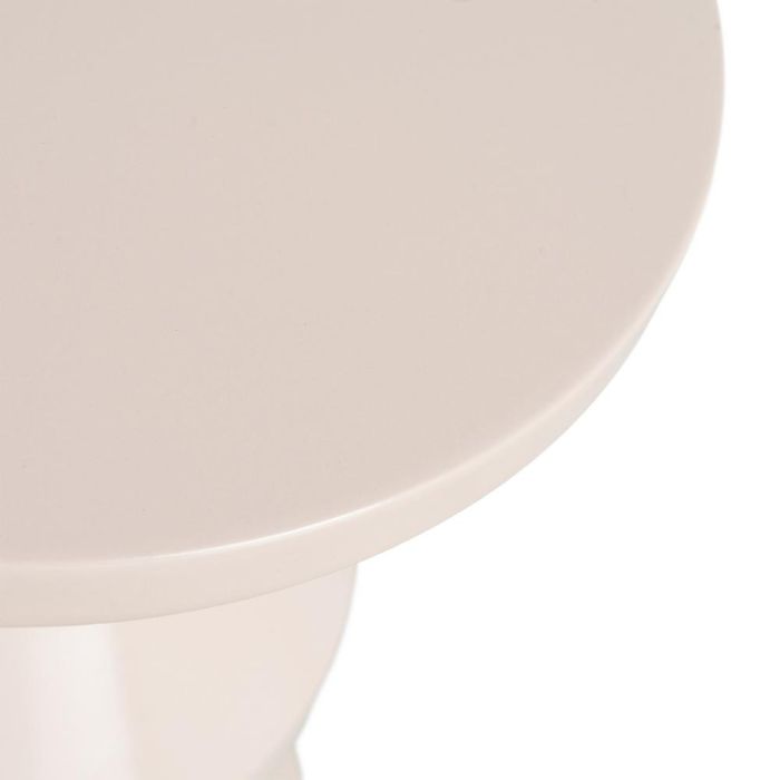 Mesa Auxiliar Blanco Metal Decoración 33 X 33 X 47 cm