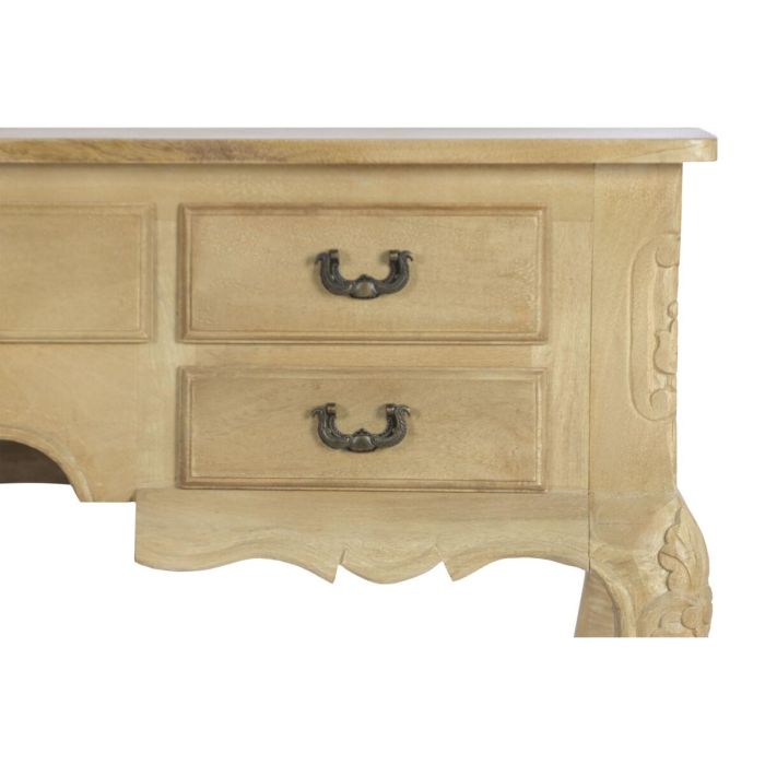 Escritorio Home ESPRIT Blanco Natural Madera 14