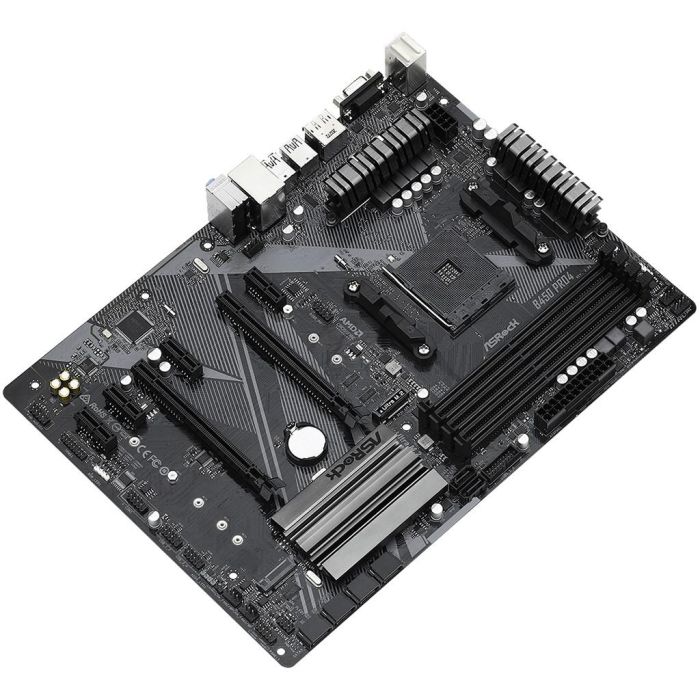 ASRock B450 PRO4 R2.0 Placa Base ATX Socket AM4 AMD B450 DDR4 2