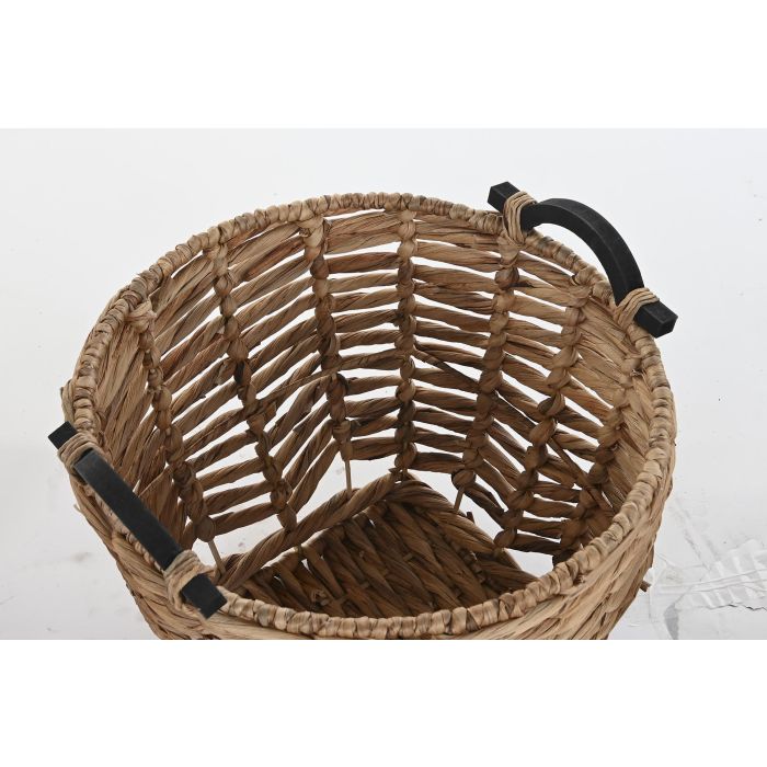 Cesta Colonial DKD Home Decor Natural 46 x 40 x 46 cm Set de 3 1 Cesta Colonial DKD Home Decor Natural 46 x 40 x 46 cm Set de 3 1