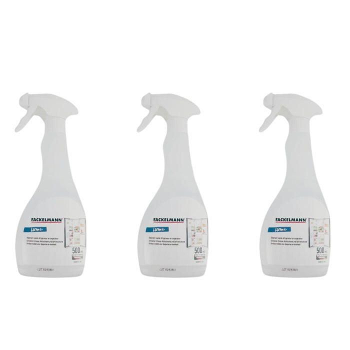 Fackelmann FAC1695256179419 Pack de 3 Descongeladores en Spray para Frigorífico y Congelador - 500 ml