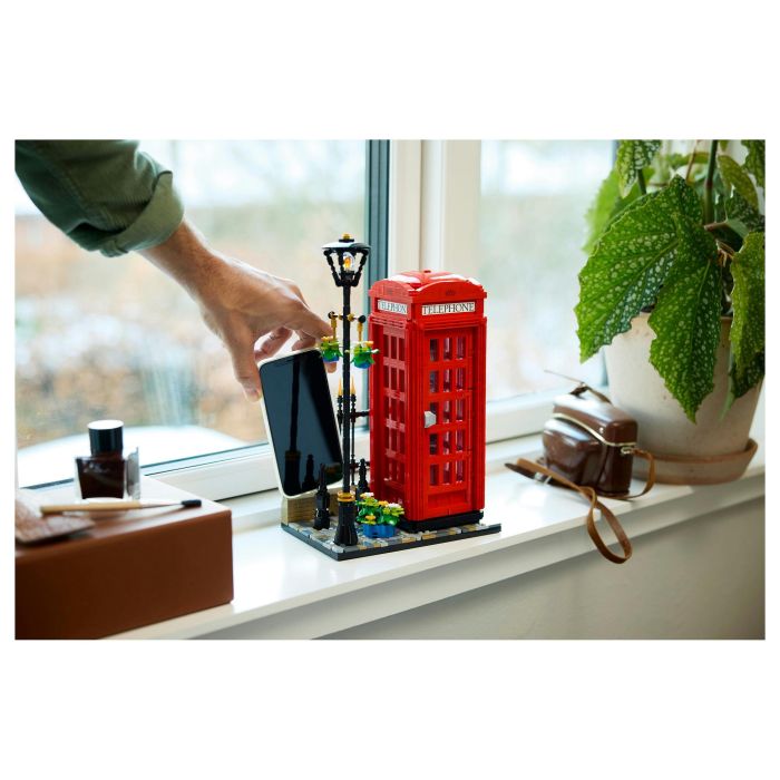 LEGO Ideas Cabina Telefónica Roja de Londres 21347, Juego de Construcción, 1460 Piezas, Multicolor