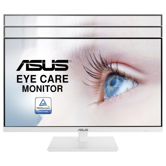 ASUS VA27DQSB-W Monitor PC 27" Full HD LED Blanco con Altavoces Integrados y Ajuste de Altura, 5ms, 75Hz