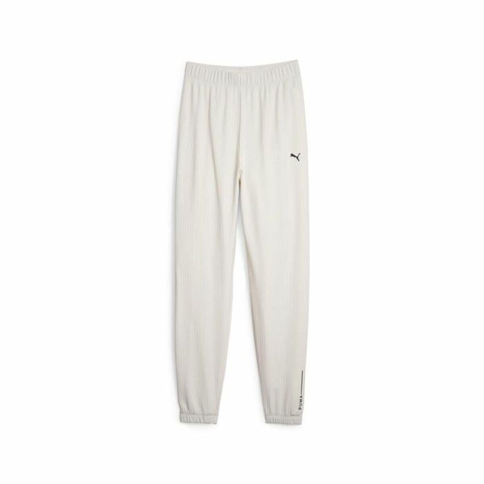 Pantalón Largo Deportivo Puma Studio Unwind Blanco Mujer 0 Pantalón Largo Deportivo Puma Studio Unwind Blanco Mujer 0