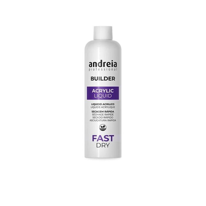 Andreia Professional Builder Acrylic Liquid Fast Dry Liquido Acrilico Secado Rapido 250 ml