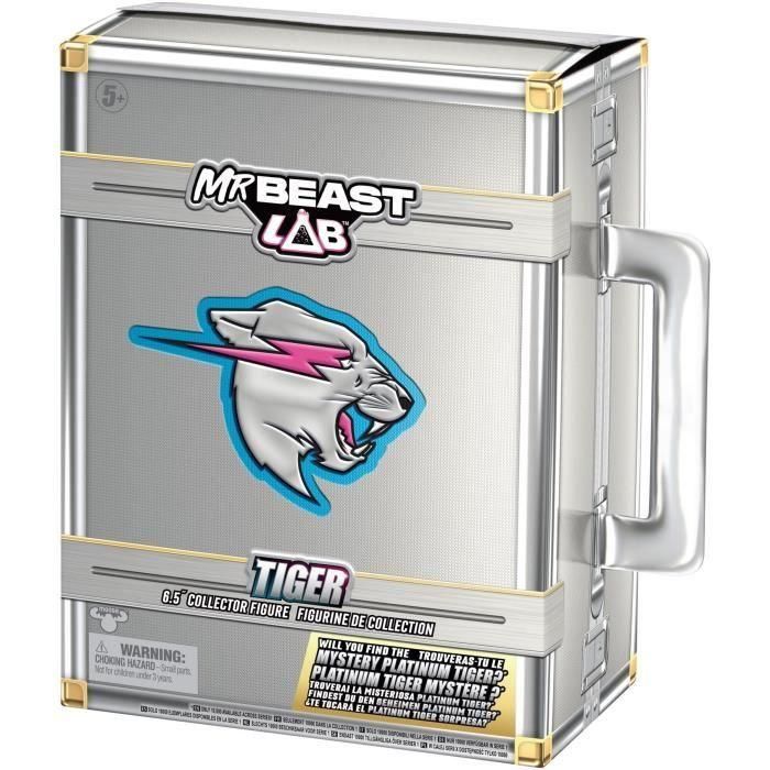Figura de coleccionista - MOOSE TOYS - Mr. Beast Lab Tiger - 8,8 cm, Colección 3 Figura de coleccionista - MOOSE TOYS - Mr. Beast Lab Tiger - 8,8 cm, Colección 3