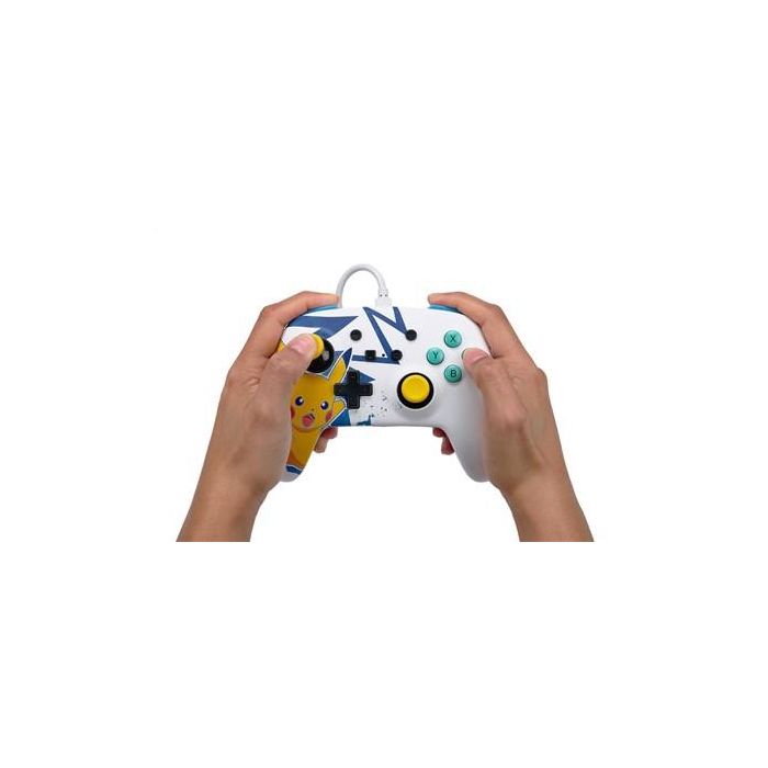 Power A NSGP0041-01 Mando con Cable Mejorado para Nintendo Switch - Diseño Pikachu High Voltage, Compatible con Switch OLED y Switch 9 Power A NSGP0041-01 Mando con Cable Mejorado para Nintendo Switch - Diseño Pikachu High Voltage, Compatible con Switch OLED y Switch 9
