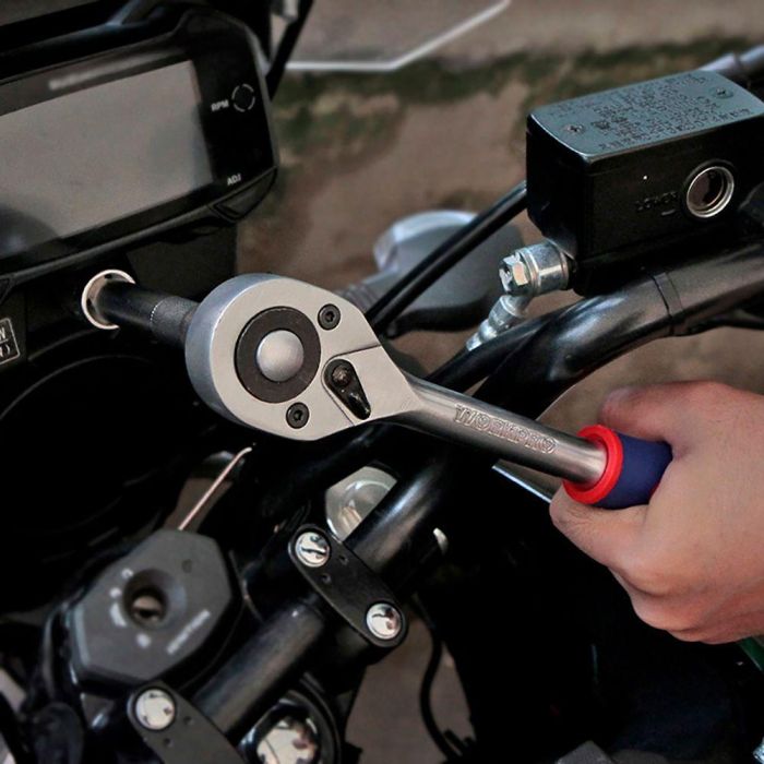 Workpro Juego de Herramientas Mecánicas 108 Piezas con 2 Carracas, Vasos Torx y Maletín Incluido 7