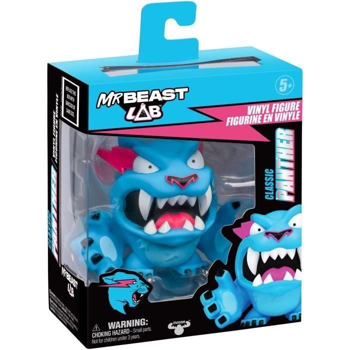 Moose Toys MOO0630996247303 Figura Vinilo Classic Panther Mr. Beast Lab 8,8 cm Colección 2