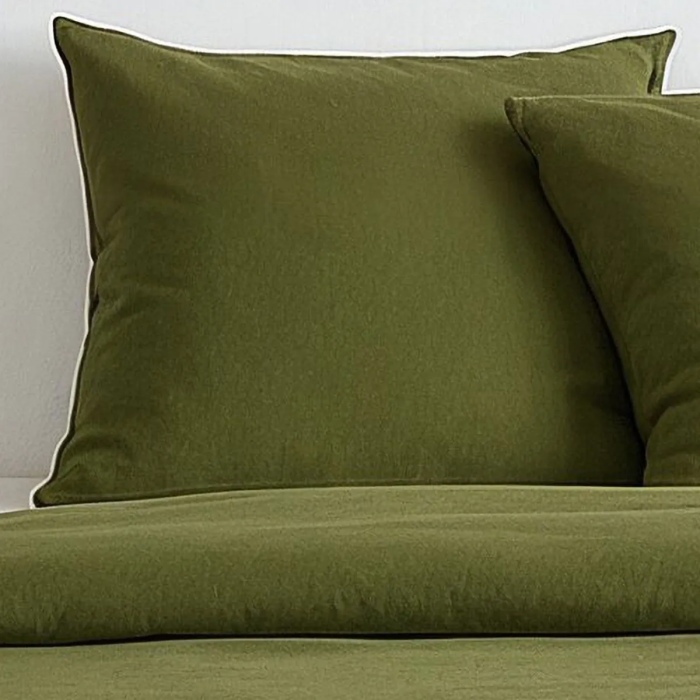 Today Essential Efecto Lavado Verde Juego de Cama 2 Personas 220 x 240 cm HOY