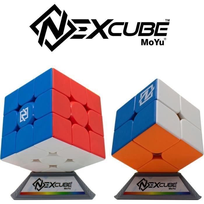 Goliath 919903 Nexcube Clásico Pack 2 Cubos Mágicos: 3x3 y 2x2. Para Edad Recomendada +8 Años. 4