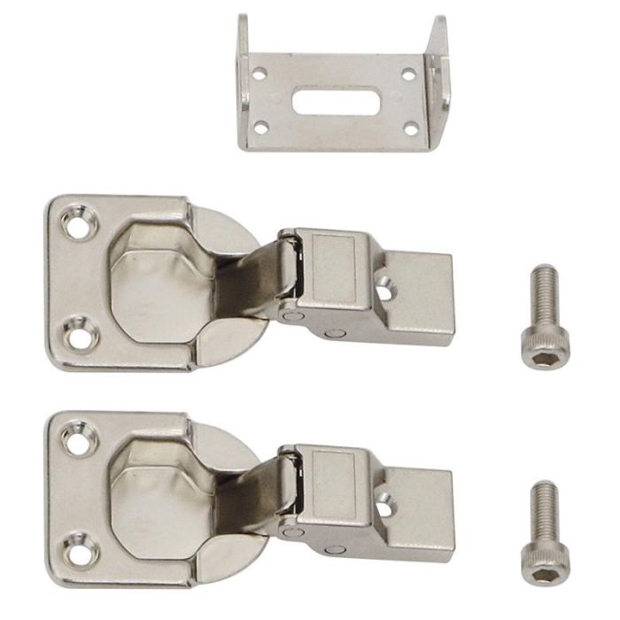 TERNO Bisagra Unión Doble Sin Mueble Zigzag Tipo Superior