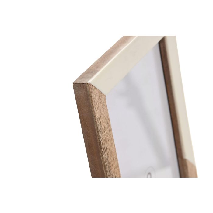 Marco Foto 13X18 Scandi DKD Home Decor Blanco Natural 1.8 x 23 x 19 cm 1 Marco Foto 13X18 Scandi DKD Home Decor Blanco Natural 1.8 x 23 x 19 cm 1