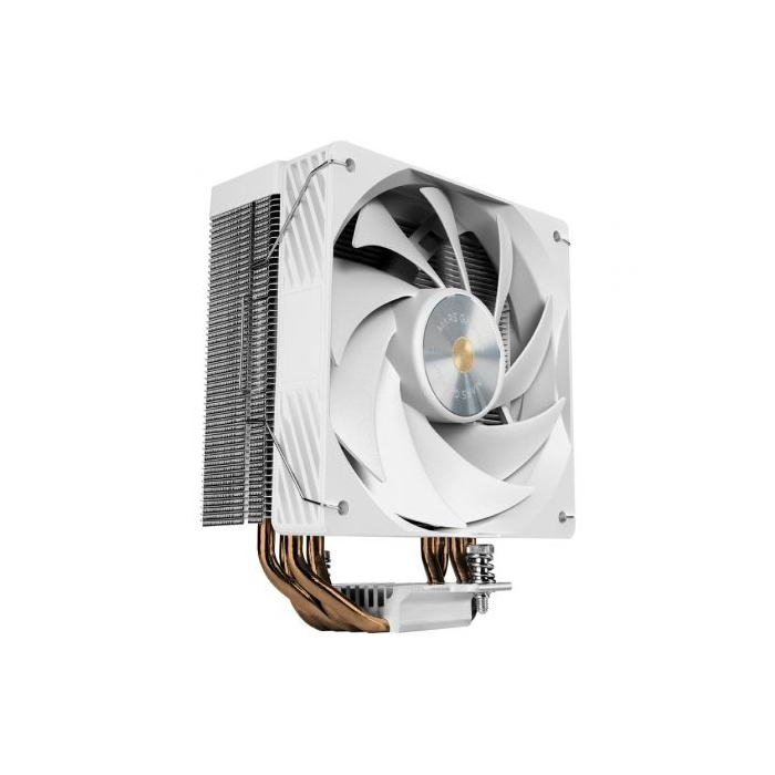 Mars Gaming MCPU-X4 Disipador CPU 230W TDP con Ventilador 120mm Silencioso Blanco para Intel/AMD AM4/AM5
