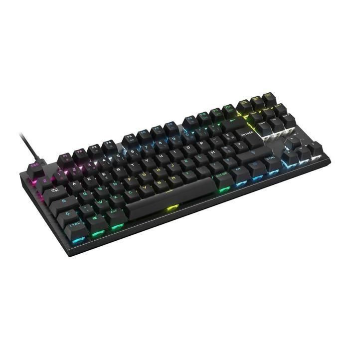 Teclado de juego óptico -mecánico - Azerty - Corsair - K60 Pro TKL - sin pavé digital - RGB retroiluminado - negro (CH -911D01A -FR) 2 Teclado de juego óptico -mecánico - Azerty - Corsair - K60 Pro TKL - sin pavé digital - RGB retroiluminado - negro (CH -911D01A -FR) 2