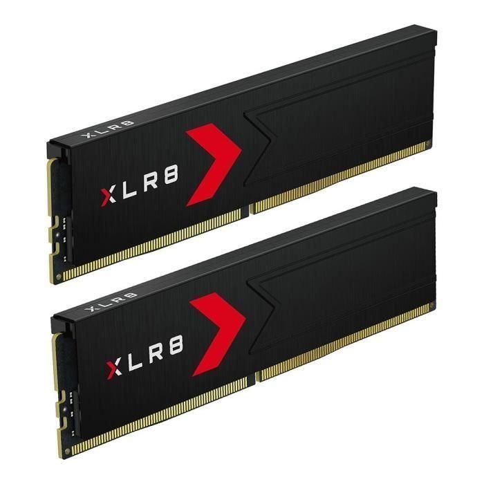 Kit de memoria PNY XLR8 Gaming DDR5 de 32 GB (2 x 16 GB) a 6000 MHz CL36 para ordenador de escritorio 1 Kit de memoria PNY XLR8 Gaming DDR5 de 32 GB (2 x 16 GB) a 6000 MHz CL36 para ordenador de escritorio 1
