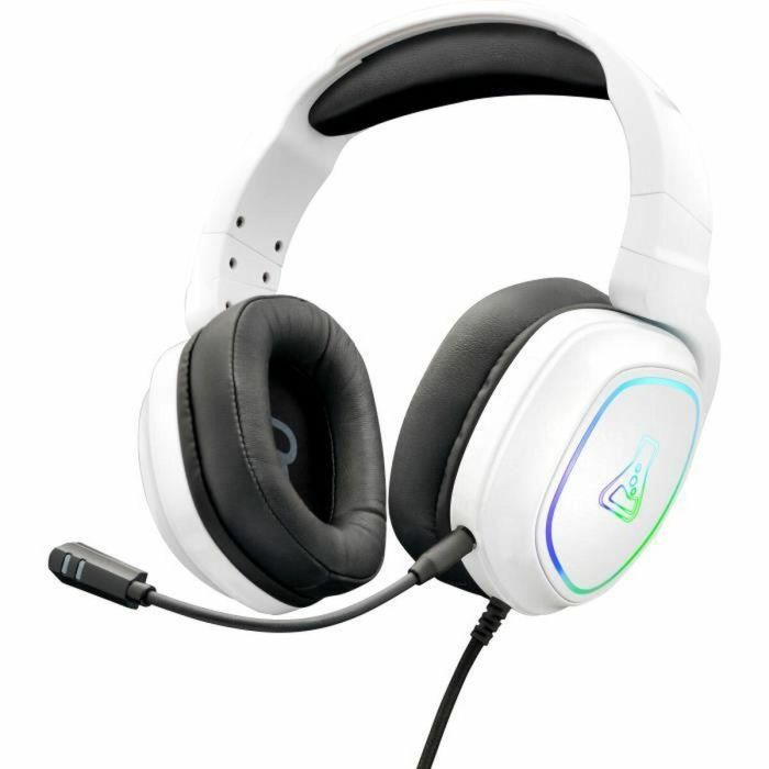 The G-Lab THE3760162066944 Casco de juego RGB Blanco - Compatible con PC, PS4, Xbox One 4