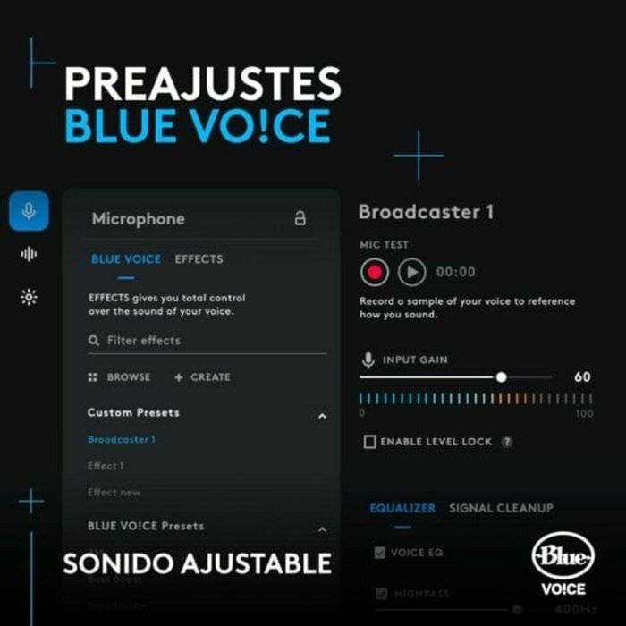 Micrófono Logitech 988-000551 Negro 2