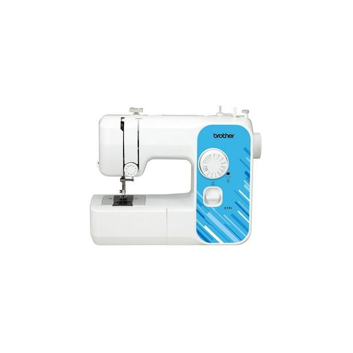 Brother X14S Máquina de Coser Mecánica Manual 14 puntadas, 750 ppm, Ojal Automático, Azul/Blanco 0 Brother X14S Máquina de Coser Mecánica Manual 14 puntadas, 750 ppm, Ojal Automático, Azul/Blanco 0
