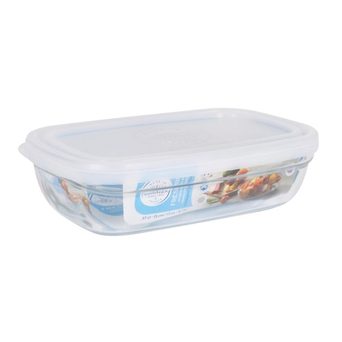 Duralex Fiambrera Transparente Freshbox 15 cm x 10 cm x 4 cm (12 Unidades) 4