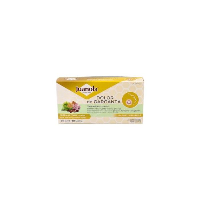 Juanola Propolis Forte Garganta Sabor Suave 20Comp Juanola Propolis Forte Garganta Sabor Suave 20Comp