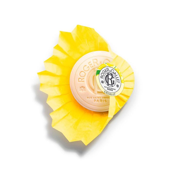Roger & Gallet Jabón Perfumado Cédrat 100 gr Aroma Cítrico Fresco 1