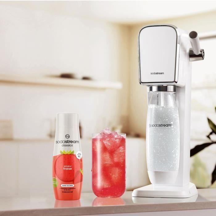 Concentrados SODASTREAM - Pack de 6 Concentrados de Fresa Sin Azúcar - Hasta 54L de Bebida - 440 ml Concentrados SODASTREAM - Pack de 6 Concentrados de Fresa Sin Azúcar - Hasta 54L de Bebida - 440 ml