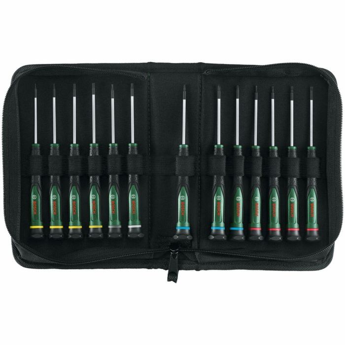 Bosch BOS4053423255119 Juego de destornilladores de 13 piezas, puntas precisas y magnéticas PH/TX/HEX/SL para bricolaje, modelado y manualidades 3 Bosch BOS4053423255119 Juego de destornilladores de 13 piezas, puntas precisas y magnéticas PH/TX/HEX/SL para bricolaje, modelado y manualidades 3