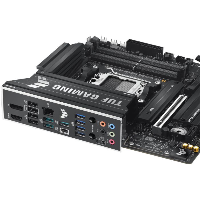 Asus TUF GAMING B850M-PLUS WiFi 90MB1IY0-M0EAY0 Placa Base Micro ATX Socket AM5 DDR5 PCIe 5.0 para AMD Ryzen 11