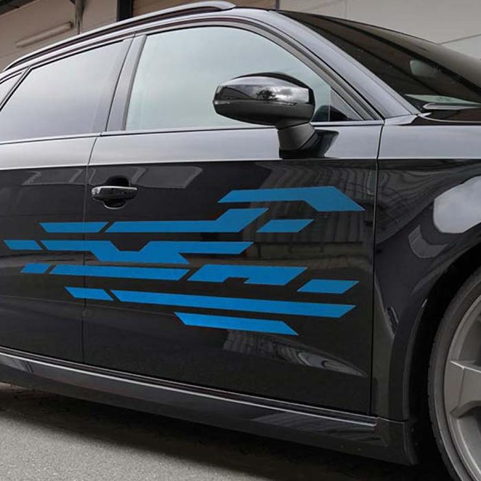 Foliatec FO33982 Pegatina para Coche Diseño Street Azul 35 x 150 cm 2 Piezas 2