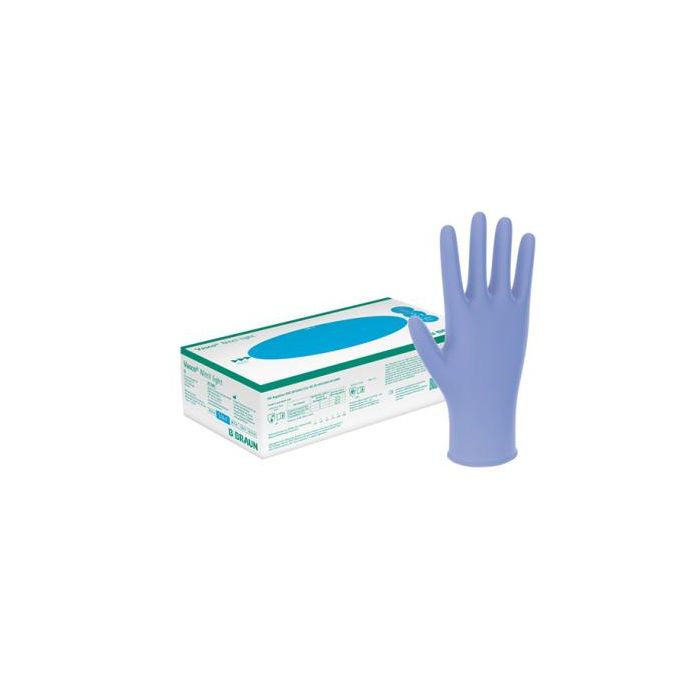 B. Braun Guantes de Examen Nitrilo Sin Polvo Vasco Nitril Light Talla S 100 Unidades