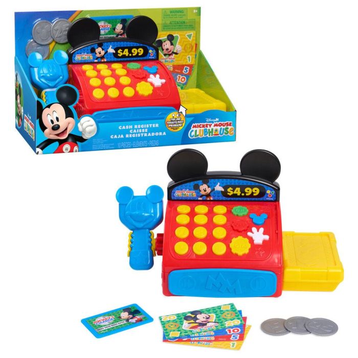 JUST PLAY Caja Registradora Mickey Mouse Clubhouse Disney +3 Años 0 JUST PLAY Caja Registradora Mickey Mouse Clubhouse Disney +3 Años 0