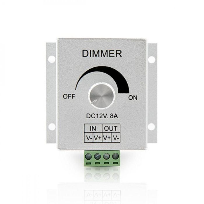 Dimmer Tira LED 12VDC 96W Control Manual Intensidad Lumínica