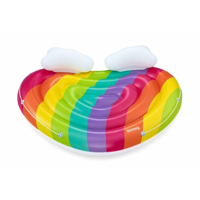 Bestway Isla Flotante Hinchable Arcoiris 175x163 cm Playa y Piscina 43722 13