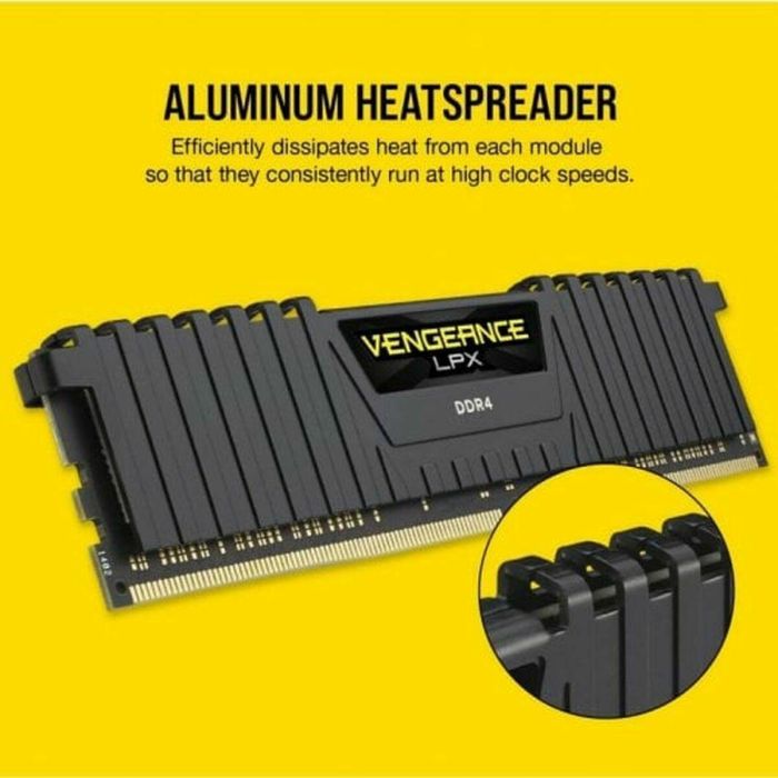 Corsair Vengeance LPX CMK16GX4M2D3600C16 16GB (2x8GB) DDR4 3600MHz DIMM Memoria para PC 13 Corsair Vengeance LPX CMK16GX4M2D3600C16 16GB (2x8GB) DDR4 3600MHz DIMM Memoria para PC 13
