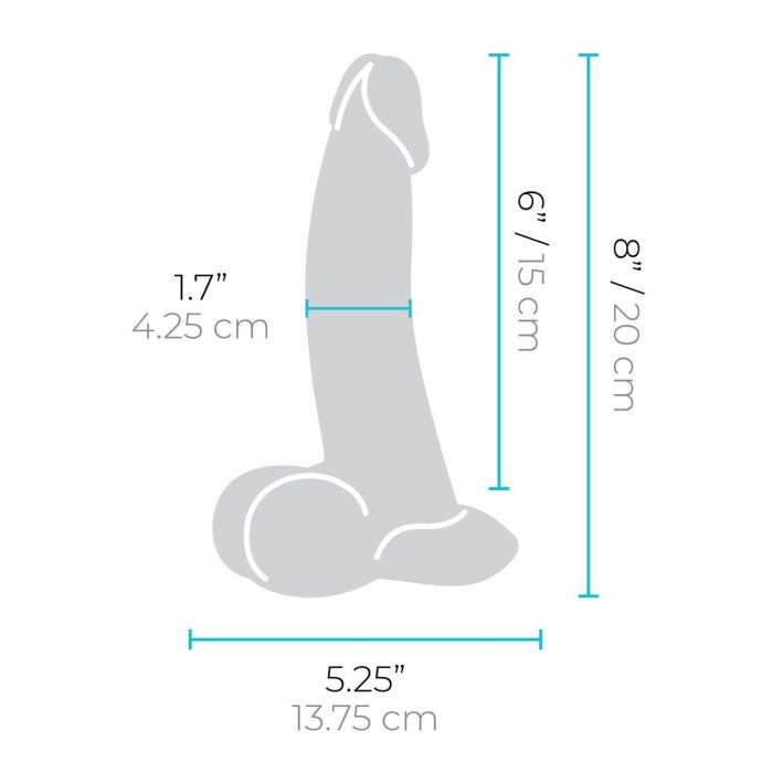 Consolador Realista B-Vibe Silicona Ø 4 cm (15,2 cm) 3 Consolador Realista B-Vibe Silicona Ø 4 cm (15,2 cm) 3