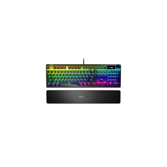 SteelSeries APEX PRO Teclado Mecánico Gaming USB QWERTY UK Negro LED RGB 107 Teclas 64626