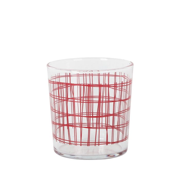 LAV Vaso Pinta de Diseño Quadro Colección, 34.5 cl (345 cc), Ø 8 x 8 x 8 cm, Referencia BDG386.3132 (24 Unidades)