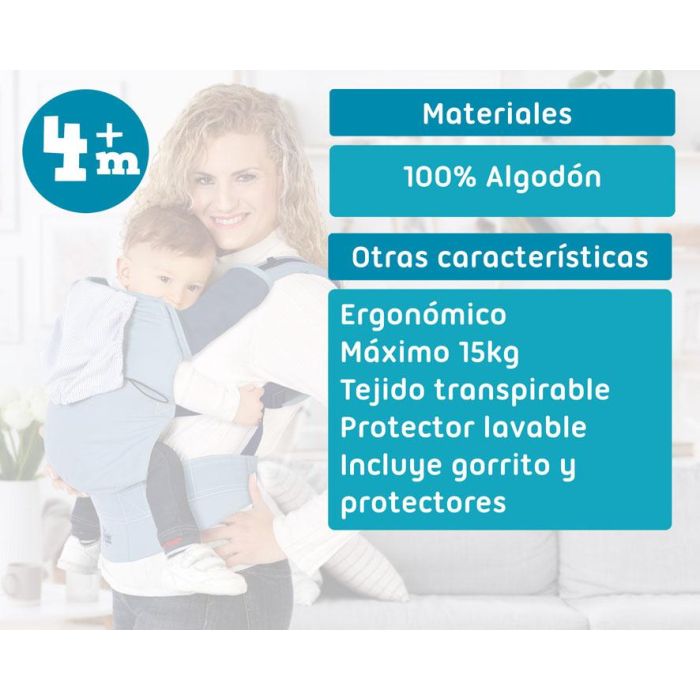 Mochila Ergonómica Azul 5 Mochila Ergonómica Azul 5