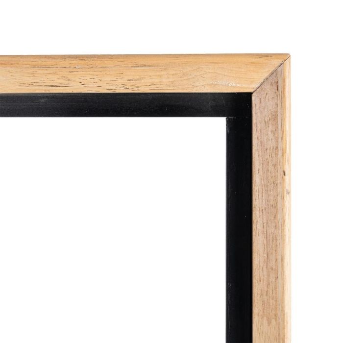 Armario Natural-Negro Madera-Metal 84,50 X 40 X 153 cm