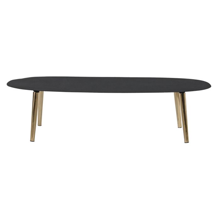 DKD Home Decor Mesa Centro Glam Negro Dorado 60 x 30 x 122 cm 3