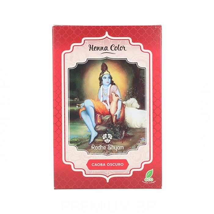 Radhe Shyam Henna En Polvo Caoba Oscuro 100G